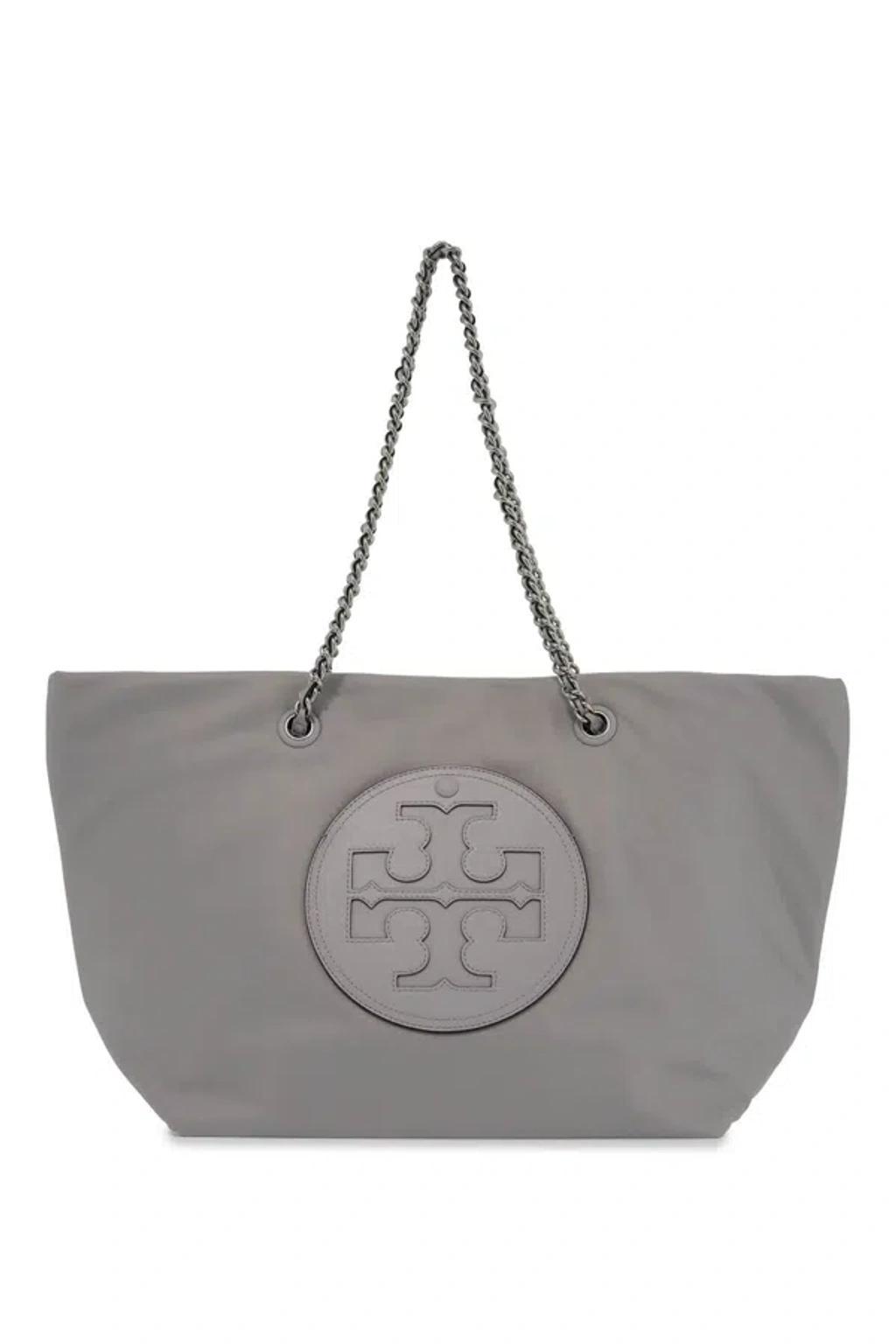 TORY BURCH Ella Shopping Bag In Gray Product Image