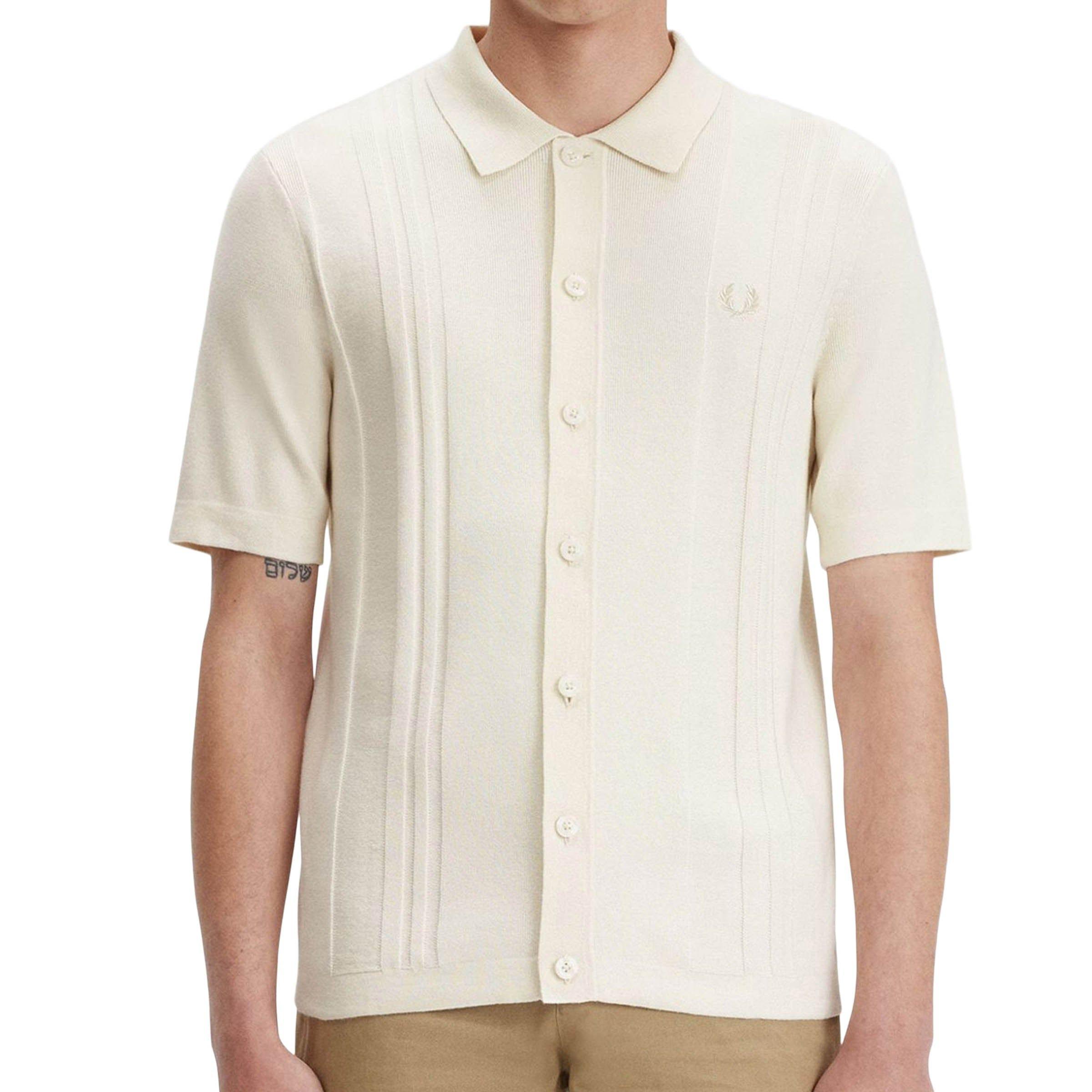 BUTTON THROUGH KNITTED SHIRT Product Image