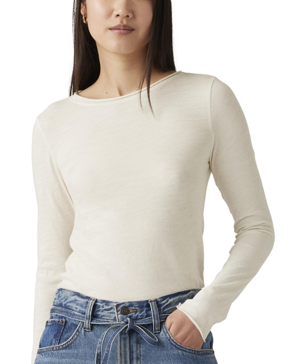 Levis Womens Cotton Lightweight Slub Long-Sleeve Top Product Image