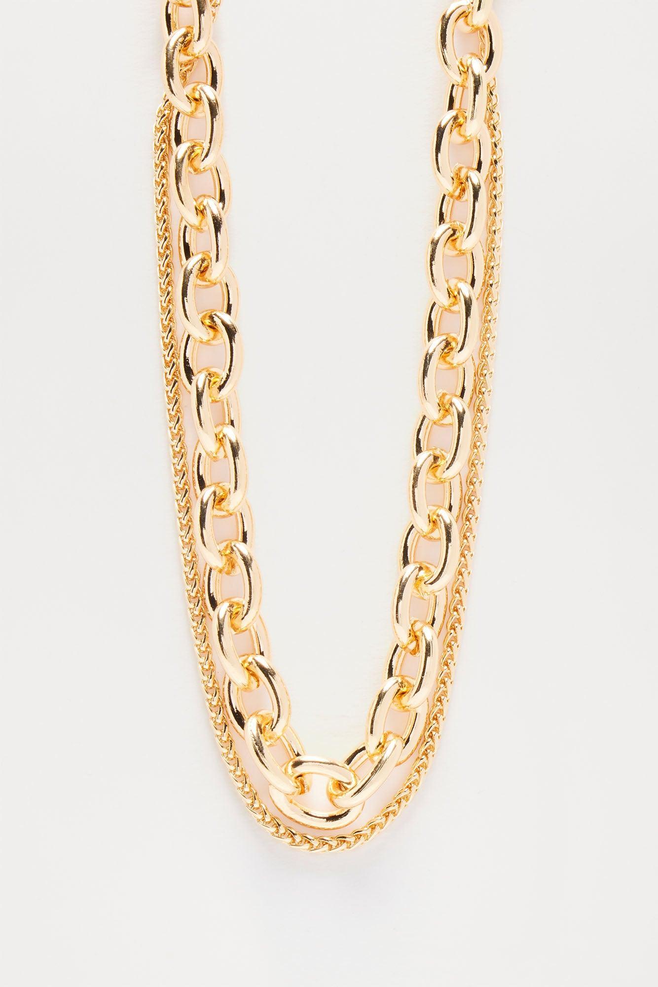 Check This Out Necklace - Gold Product Image