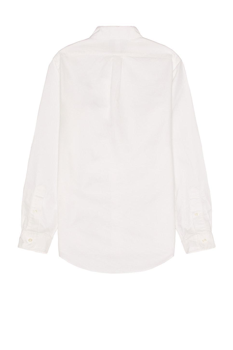 Polo Ralph Lauren Garment Dyed Oxford Shirt White. (also in L, M, S). Product Image