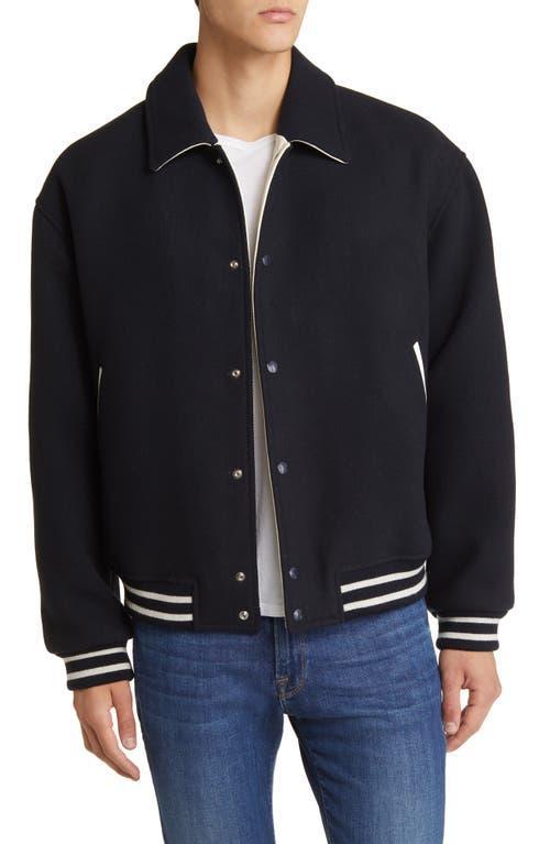 Mens Wool Varsity Jacket Product Image