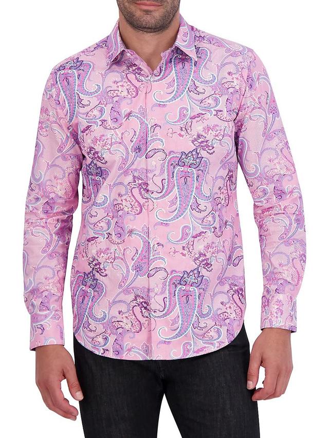 Mens Le Printed Woven Button-Up Shirt Product Image