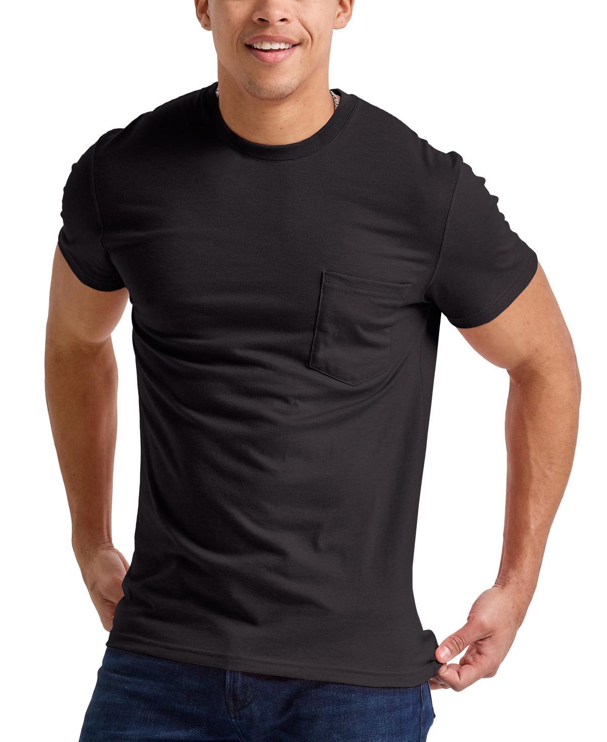 Mens Hanes Originals Tri-Blend Jersey Pocket Tee Product Image