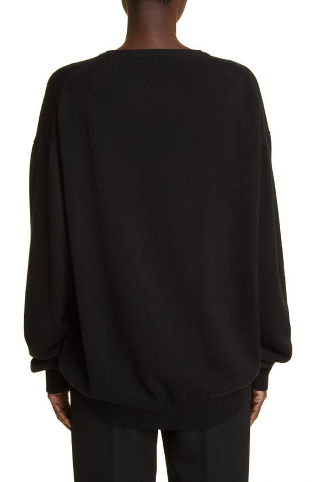 THE ROW Derignon Cashmere Sweater In Black Product Image