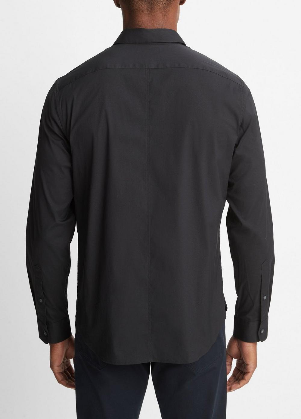 Cotton-Blend Long-Sleeve Shirt Product Image