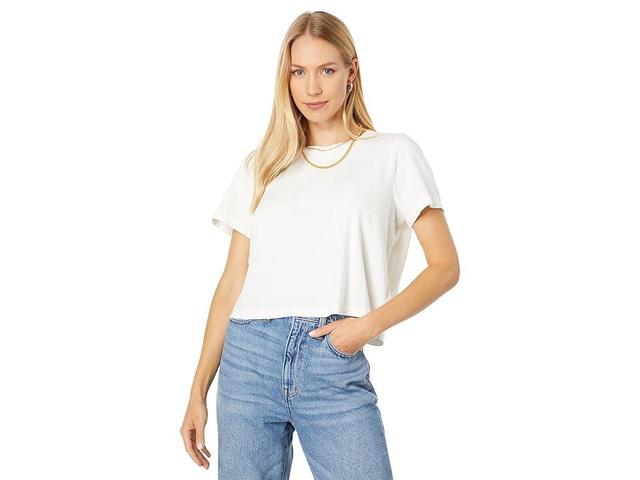 Madewell Lakeshore Softfade Cotton Crop Tee Product Image