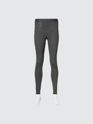 Mens Heattech Tights with Moisture-Wicking Dark Gray Large UNIQLO US Product Image