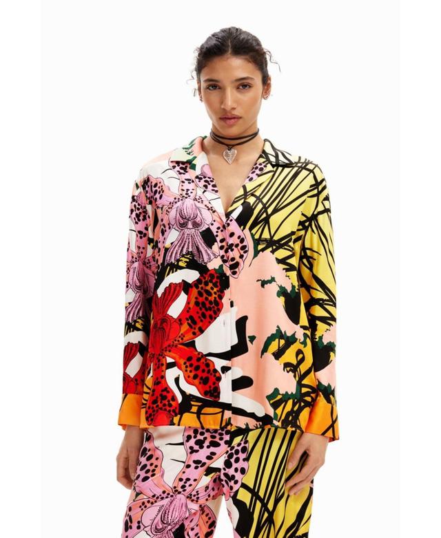 Desigual Womens M. Christian Lacroix orchid shirt Product Image