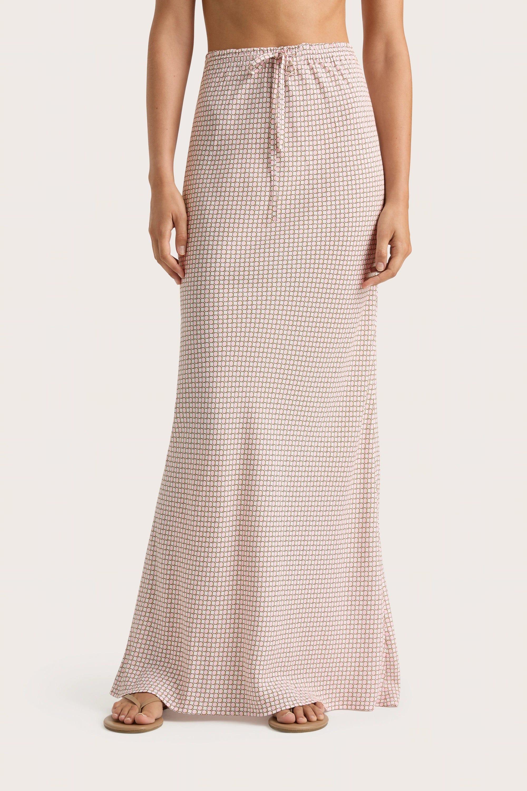 Menton Maxi Skirt Oliander Blush Product Image