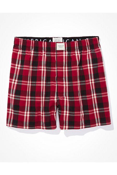 AEO Plaid Stretch Boxer Short Men's Product Image