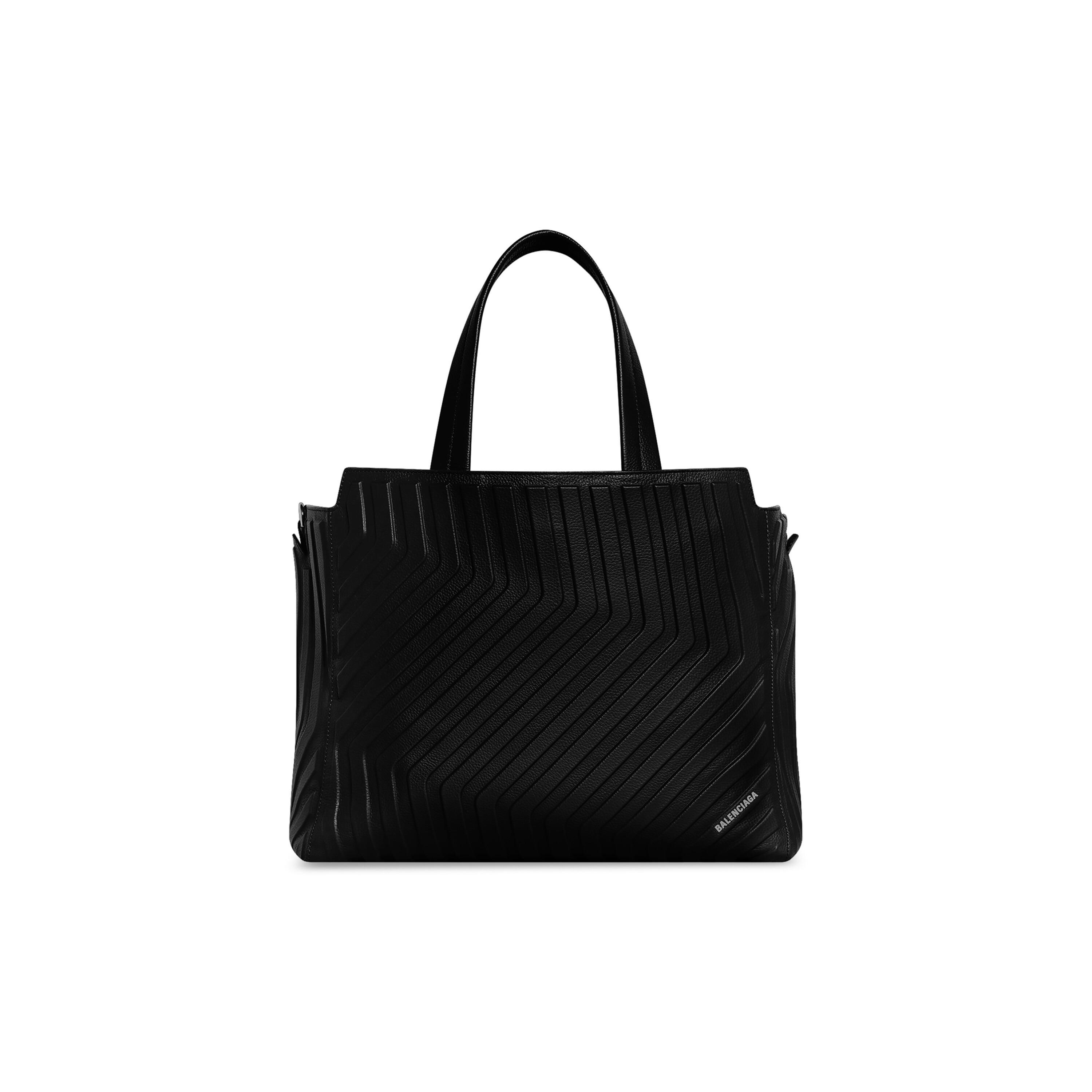 Men's Car Medium East-west Tote Bag in Black Product Image