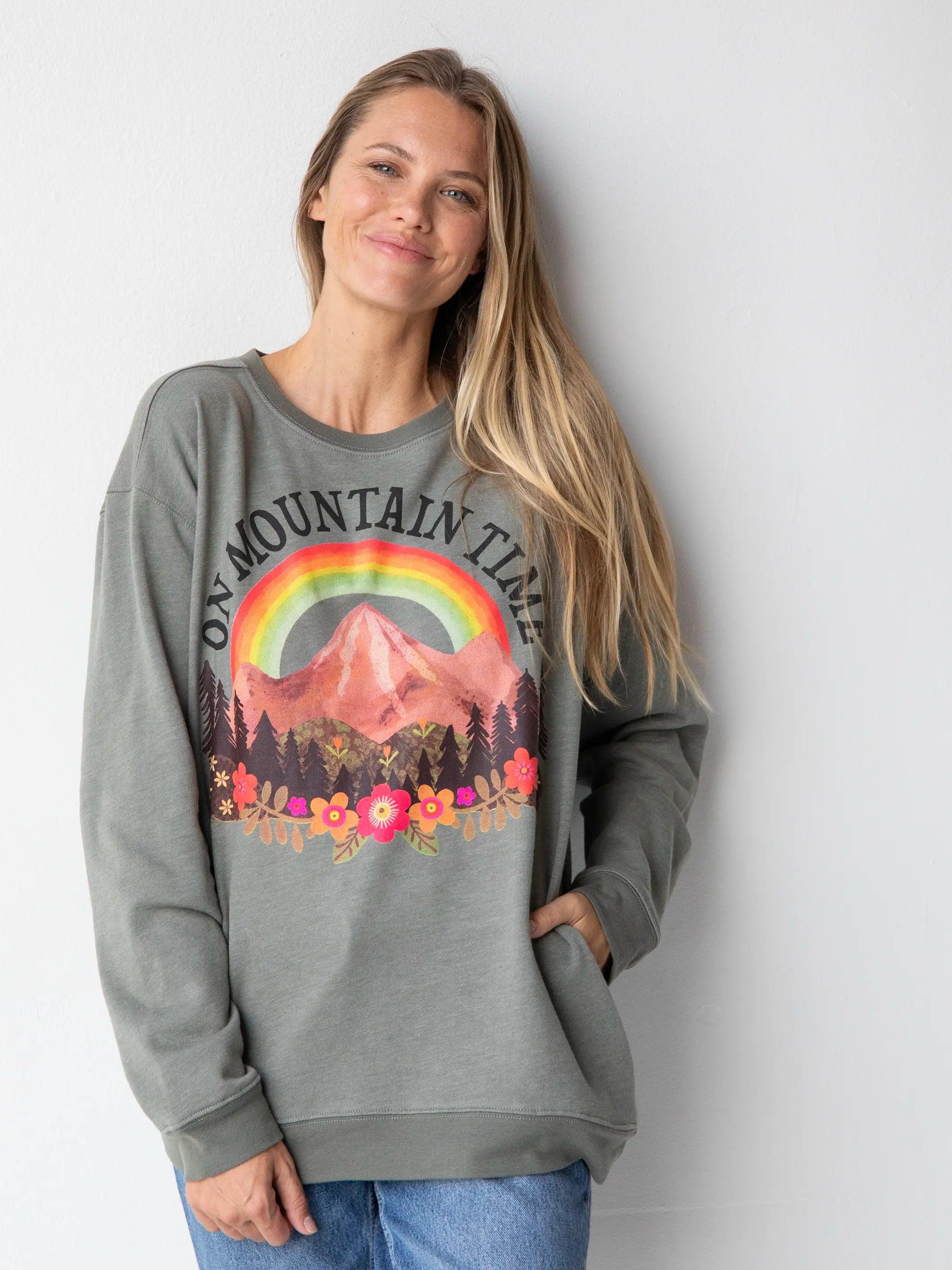 Comfy Pocket Sweatshirt - Mountain Time product image