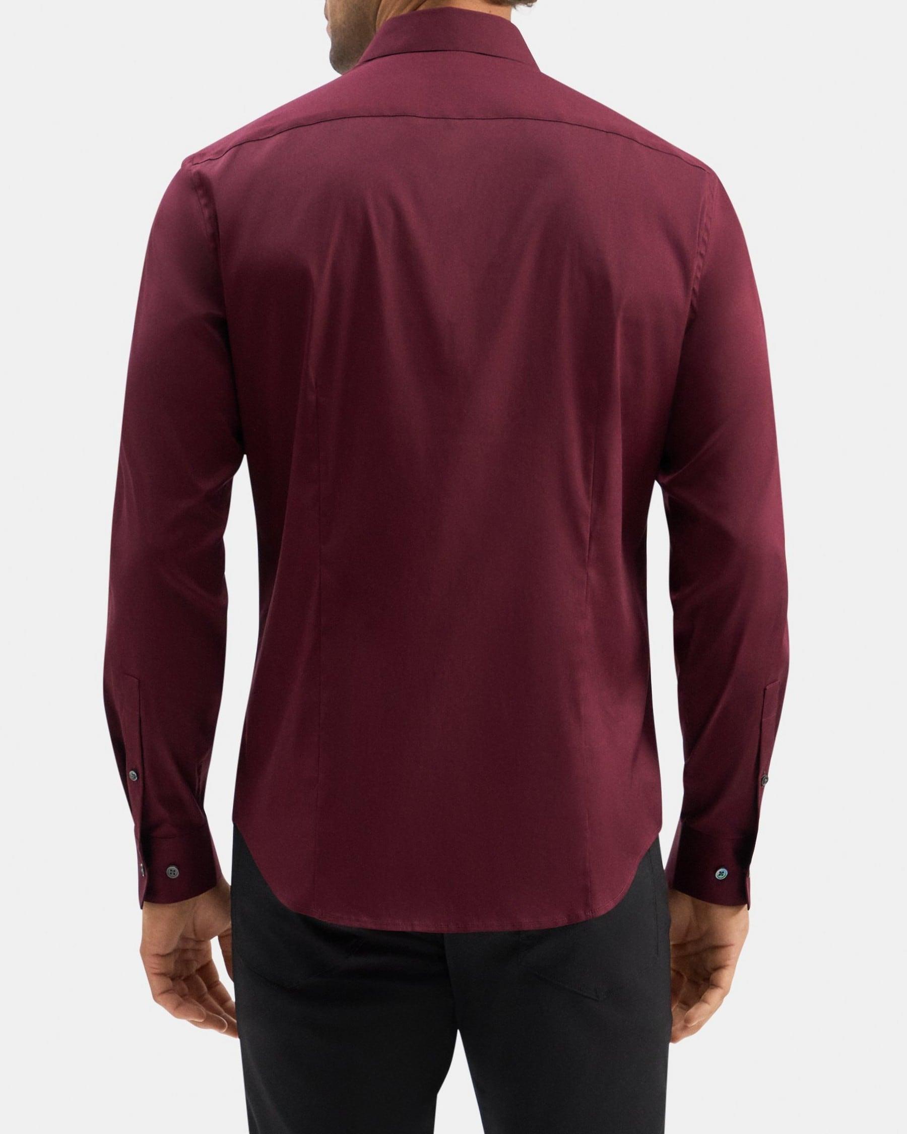 Tailored Shirt In Stretch Cotton Product Image