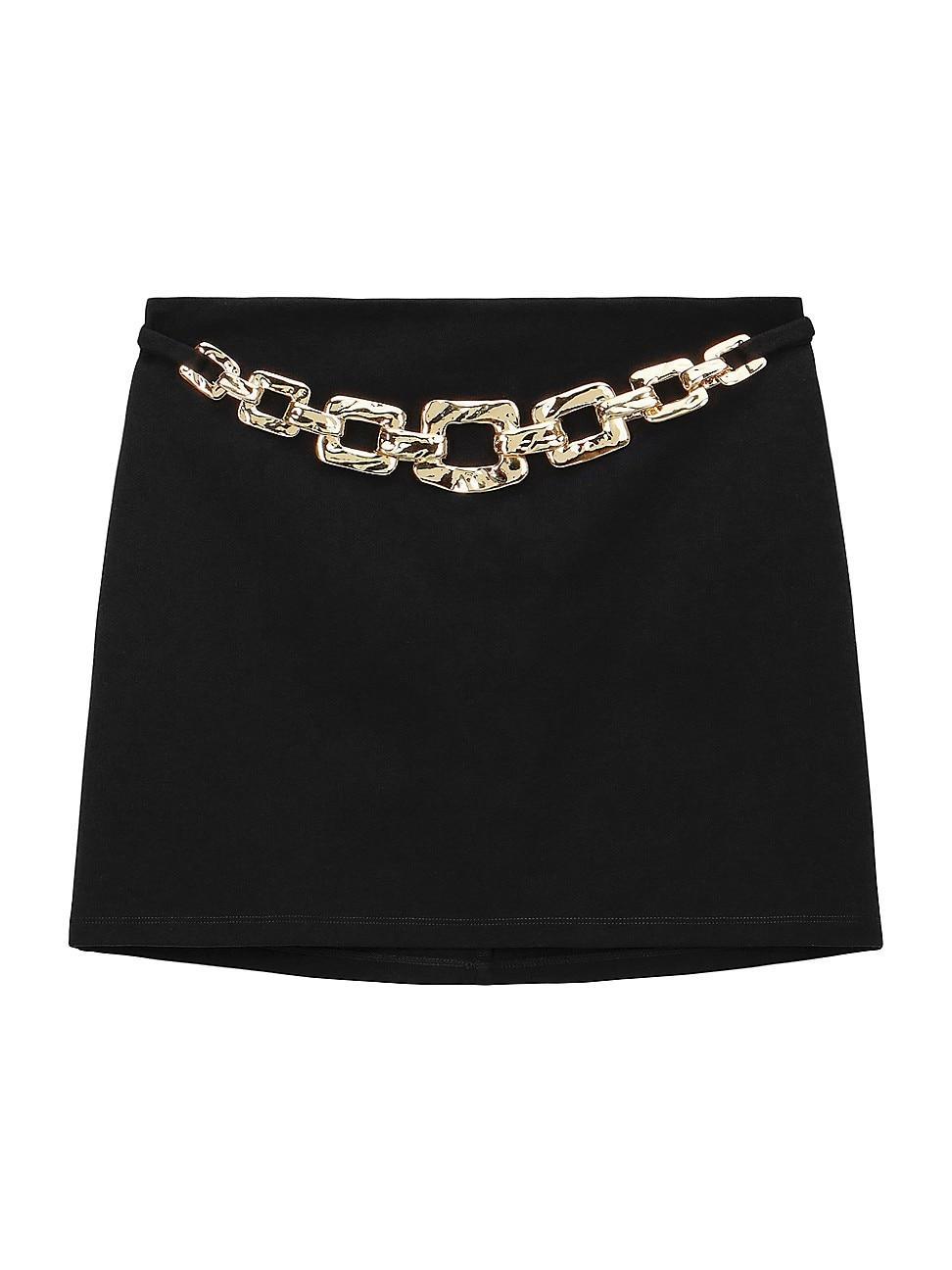 Womens Ursula Chain-Link Miniskirt Product Image