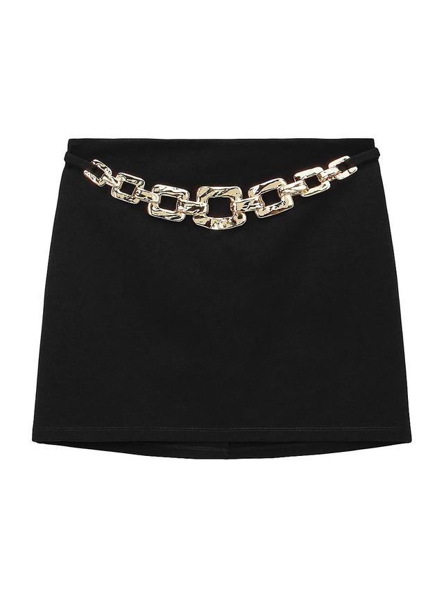 Womens Ursula Chain-Link Miniskirt Product Image