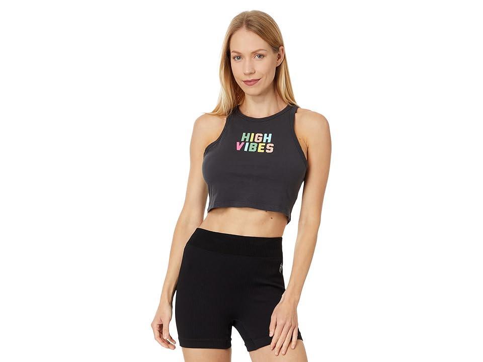 Spiritual Gangster High Vibes Sienna Crop Tank Women's Clothing Product Image