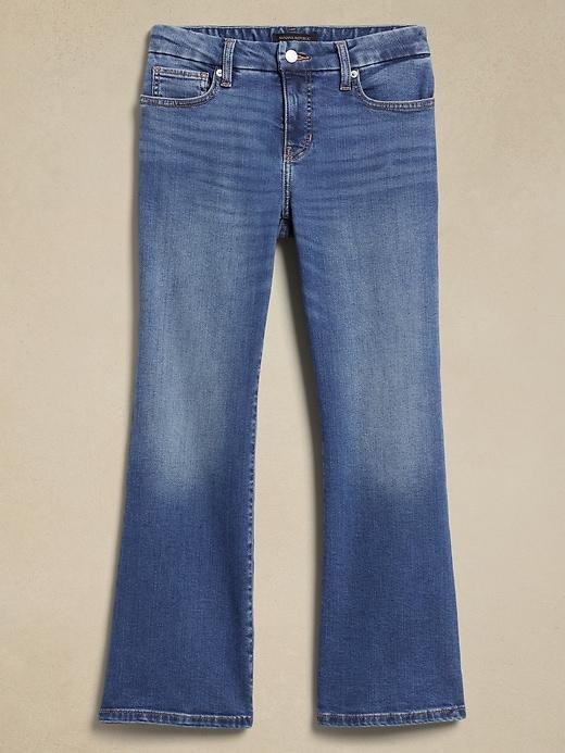 Low-Rise Bootcut Cropped Jean Product Image