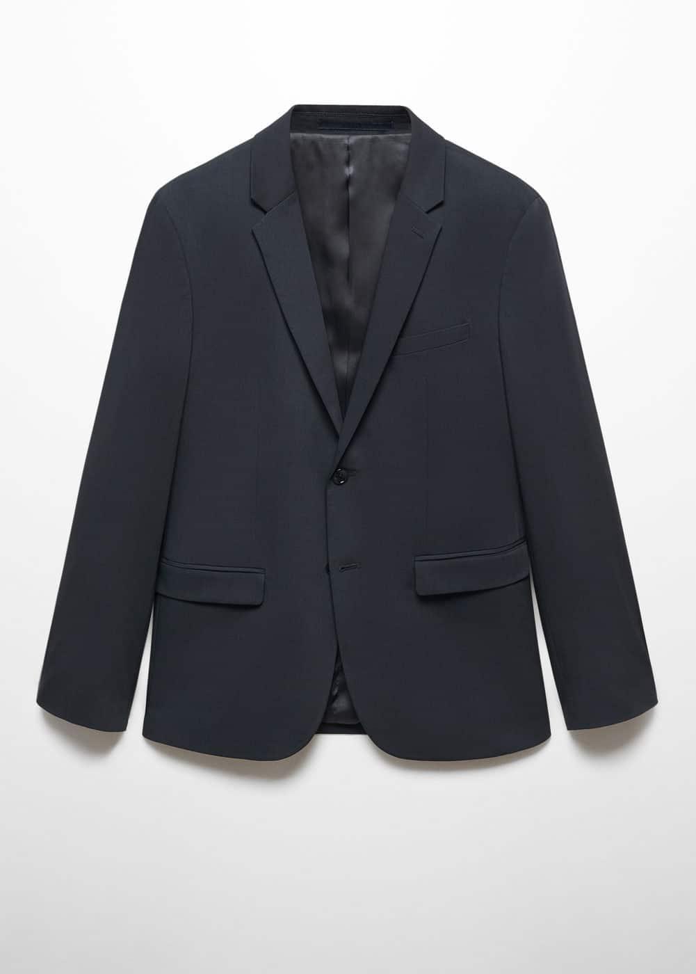 MANGO MAN - Super slim-fit suit blazer in stretch fabric navyMen Product Image