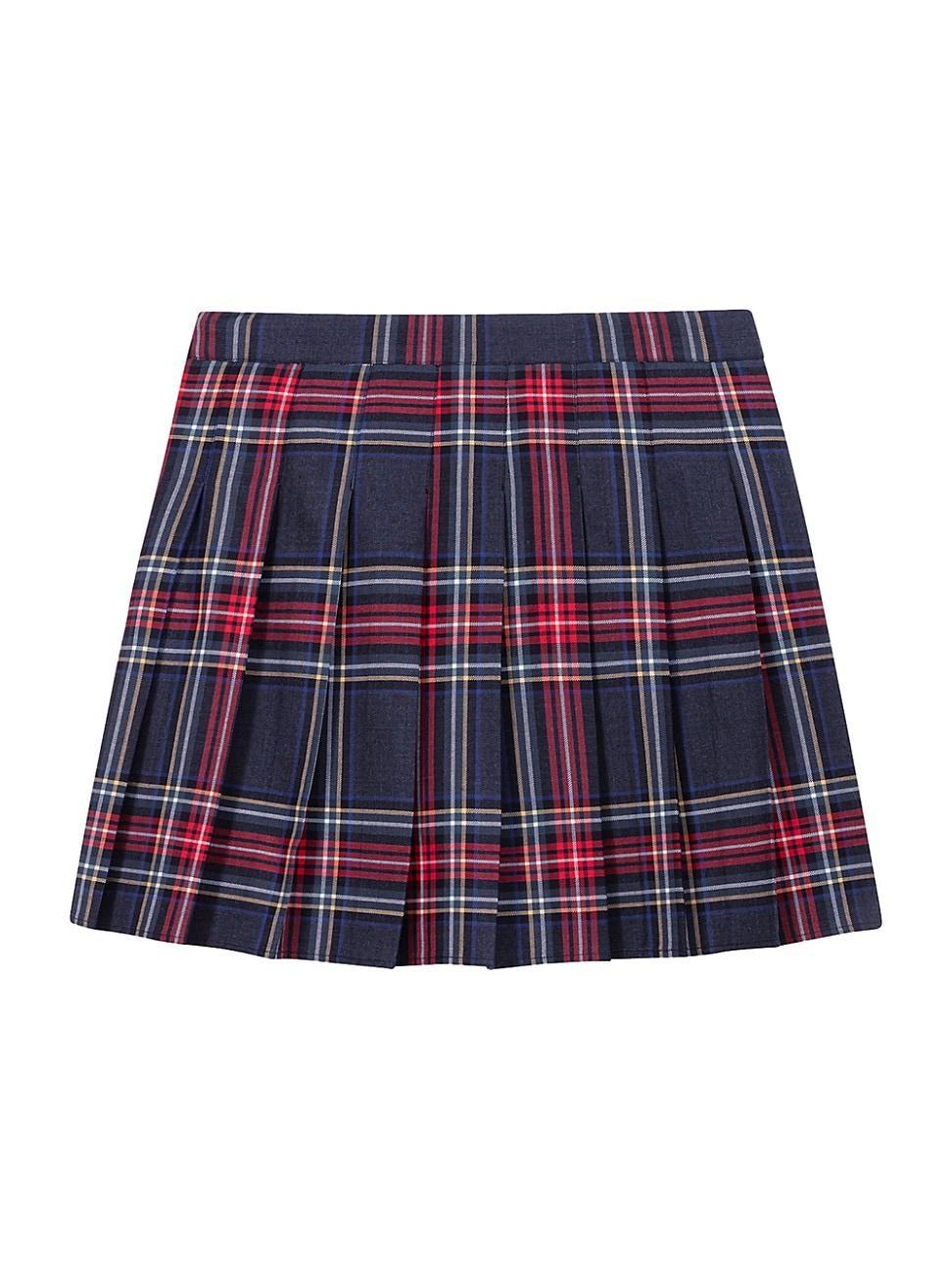 Womens Short Tartan Print Skirt Product Image