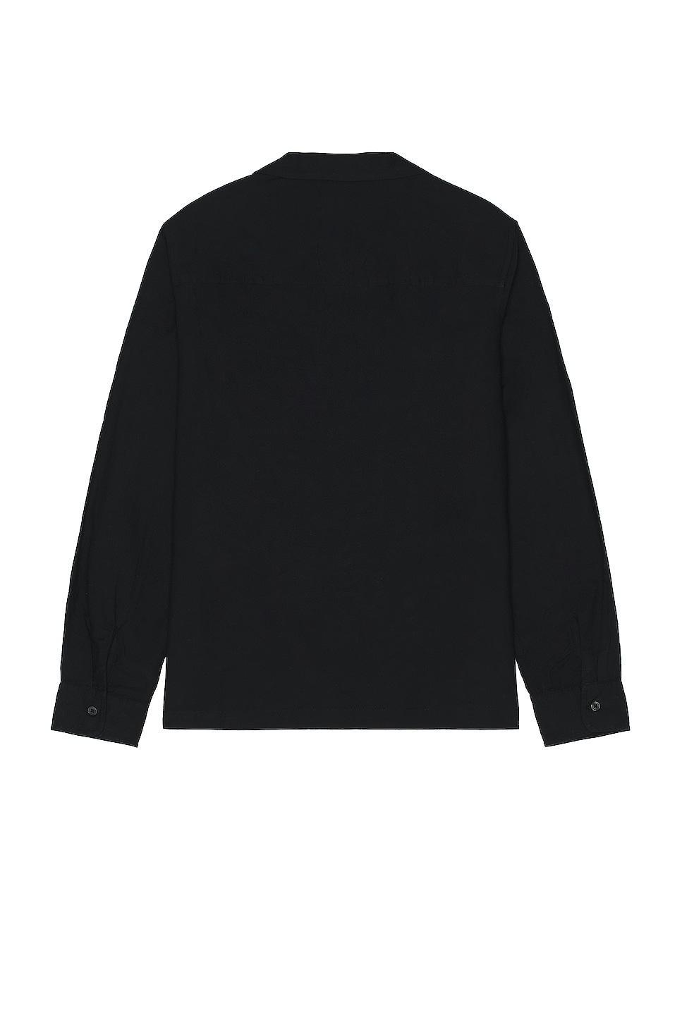 SATURDAYS NYC Marco Wool Shirt Black. (also in ). Product Image