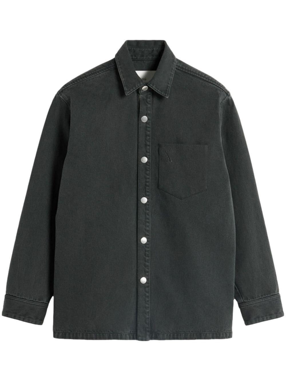 Ami De Coeur Overshirt Black Product Image