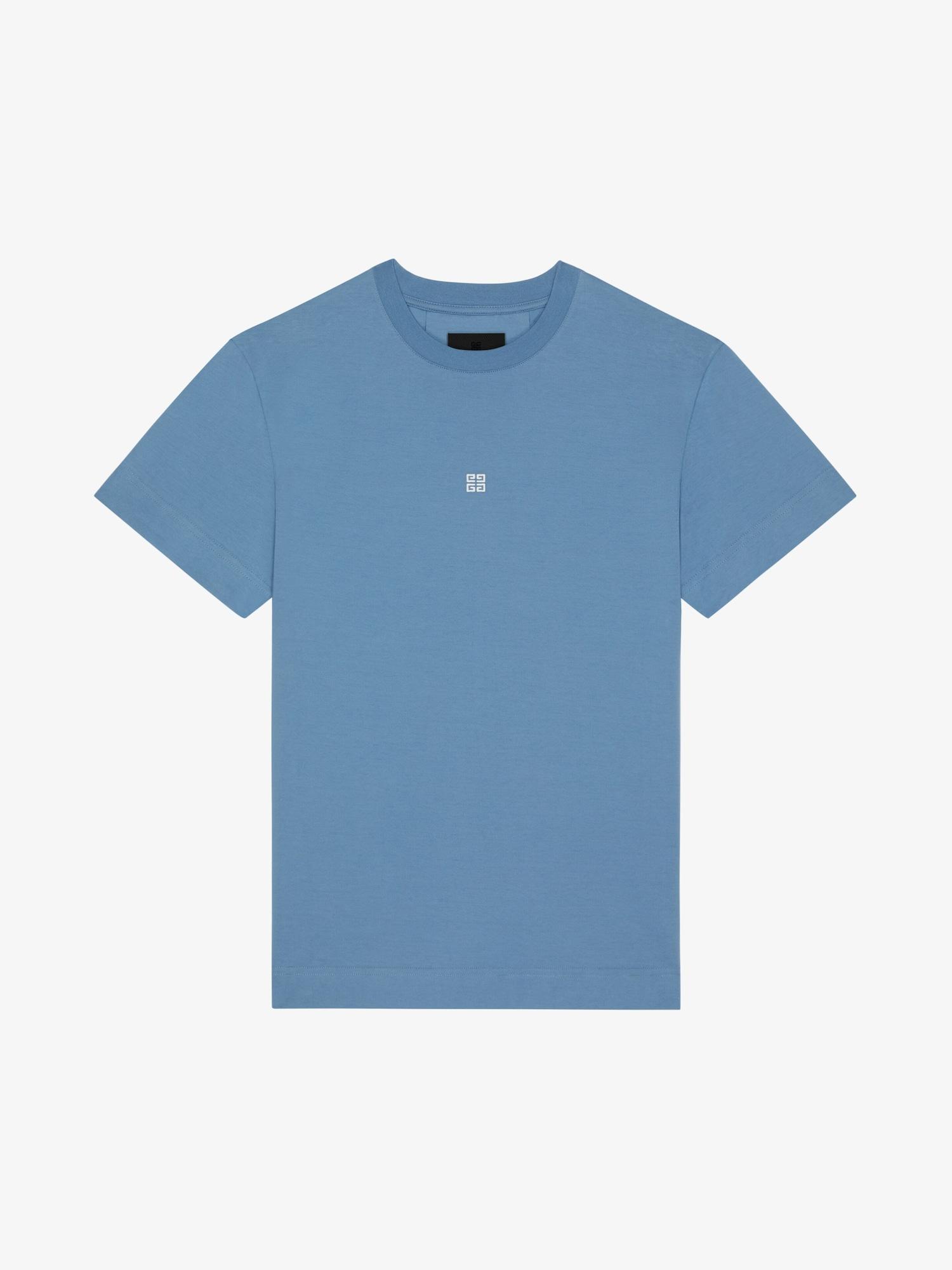 Slim fit t-shirt in cotton with 4G detail Product Image