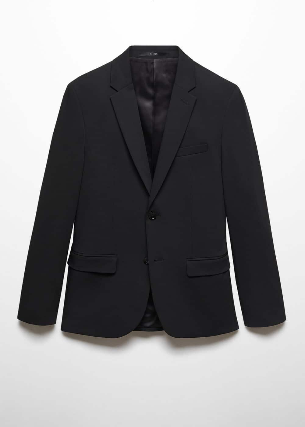 Mango Mens Super Slim-Fit Stretch Fabric Suit Blazer Product Image