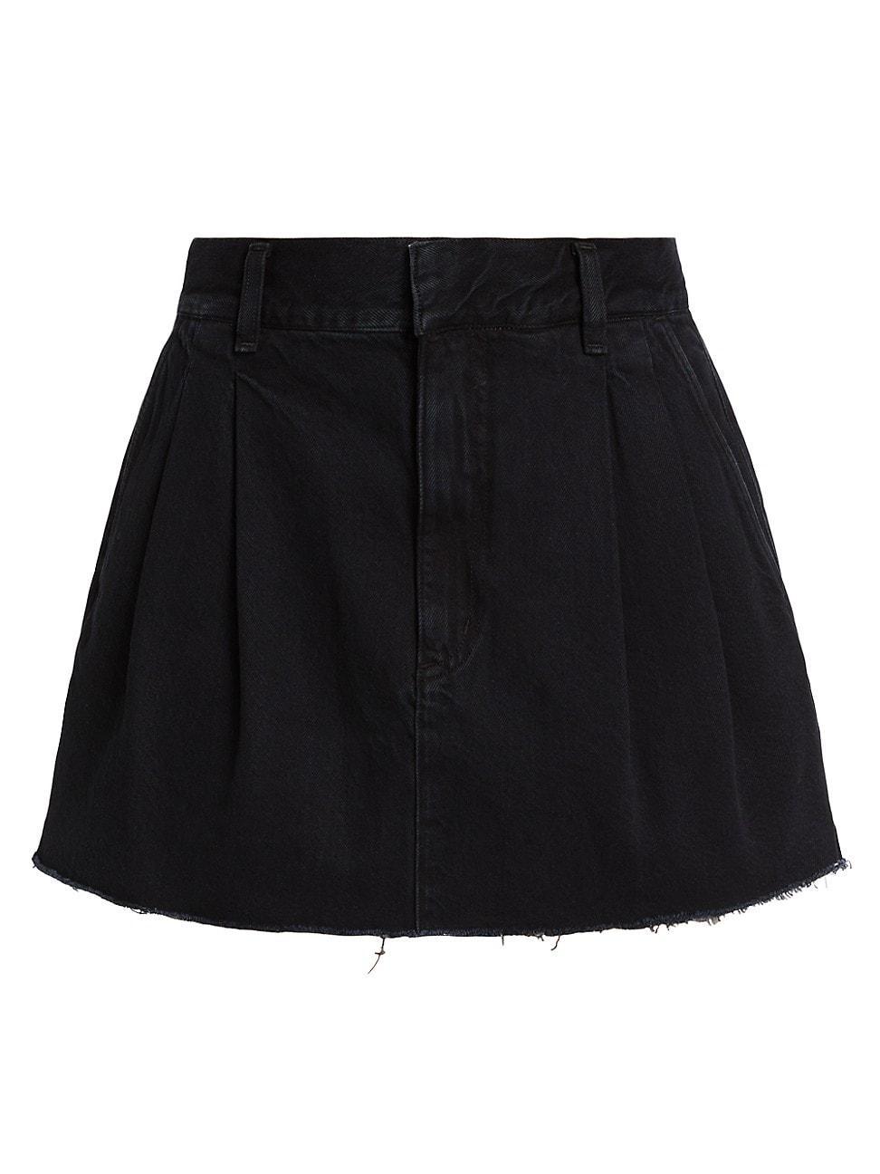 Womens Becker Denim Miniskirt Product Image