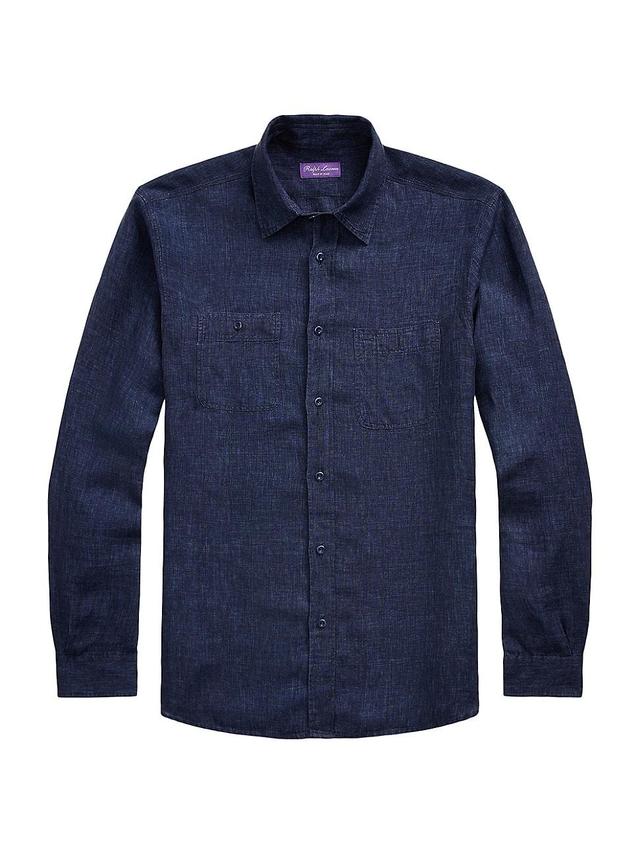 Mens Langley Linen Sport Shirt Product Image