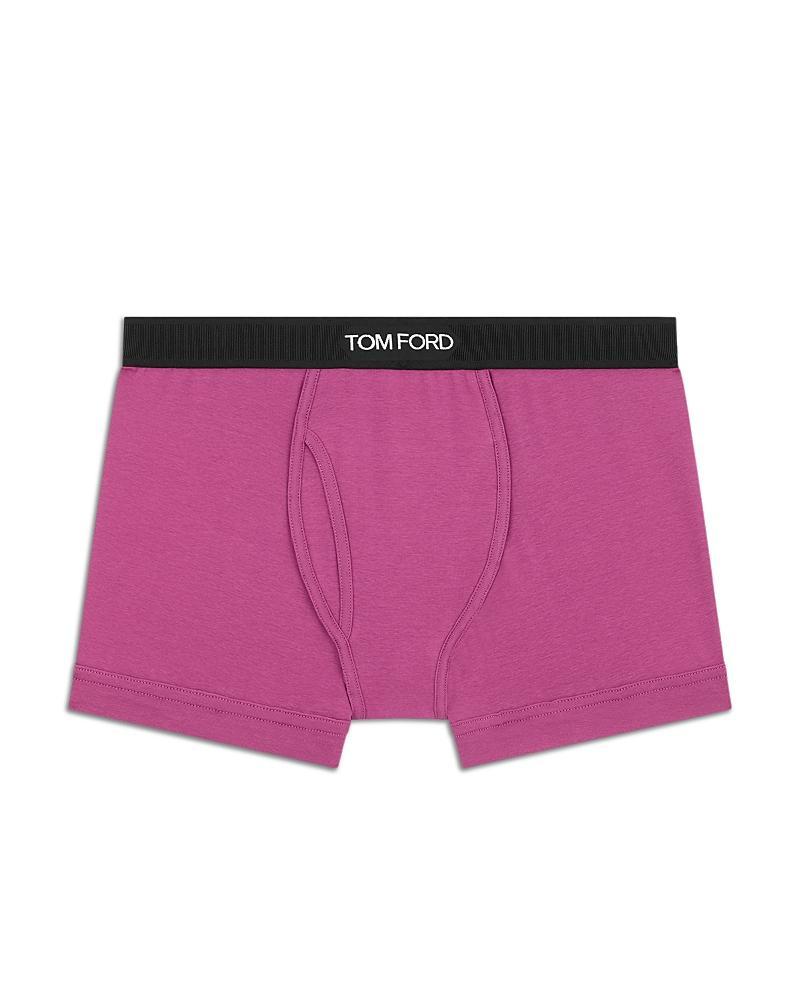 Mens Stretch-Cotton Logo Boxer Briefs Product Image