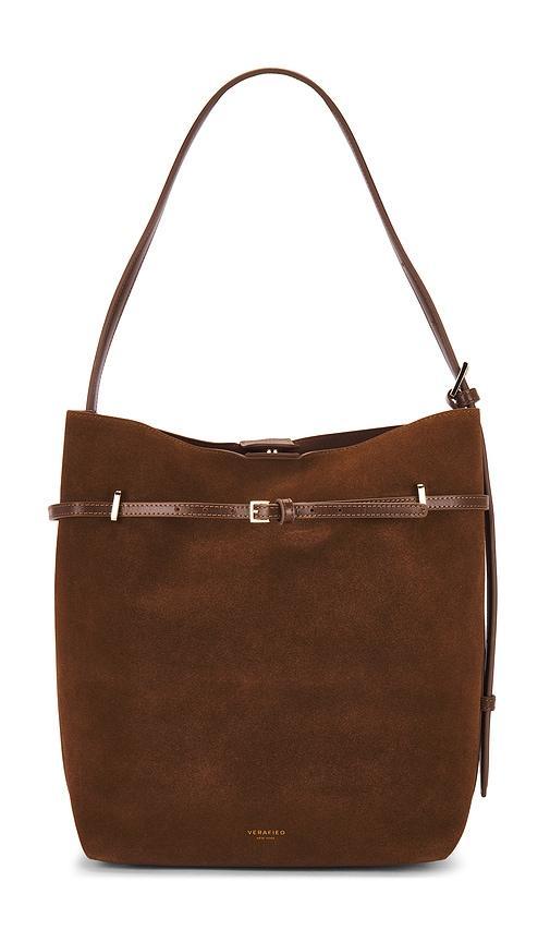 Suede Belted Tote Bag Product Image