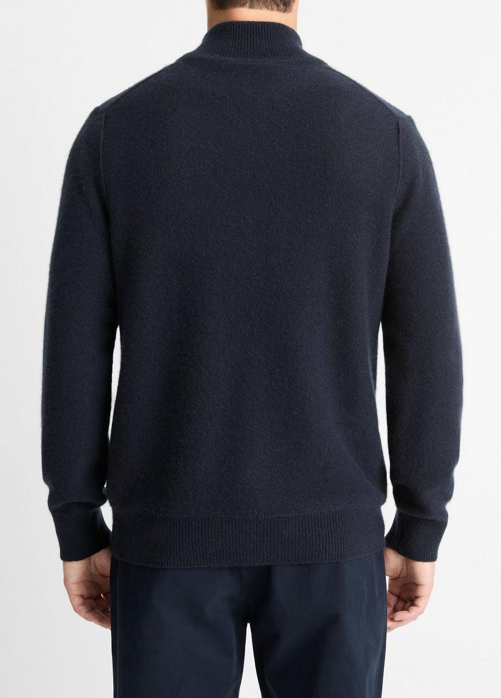 Plush Cashmere Full-Zip Sweater Product Image