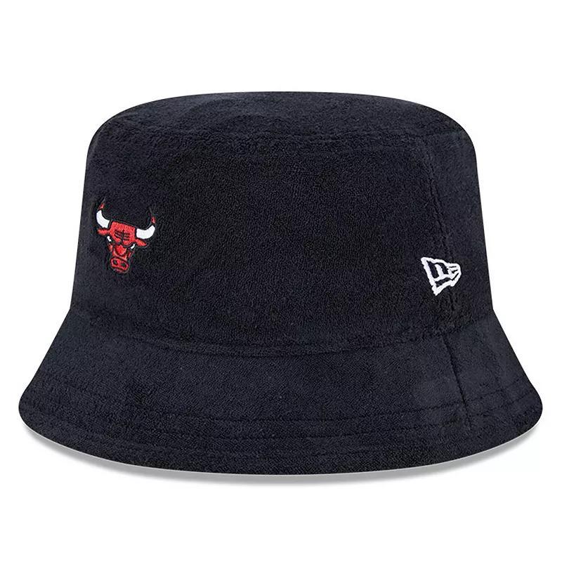 Mens New Era Chicago Bulls Court Sport Terry Bucket Hat Product Image