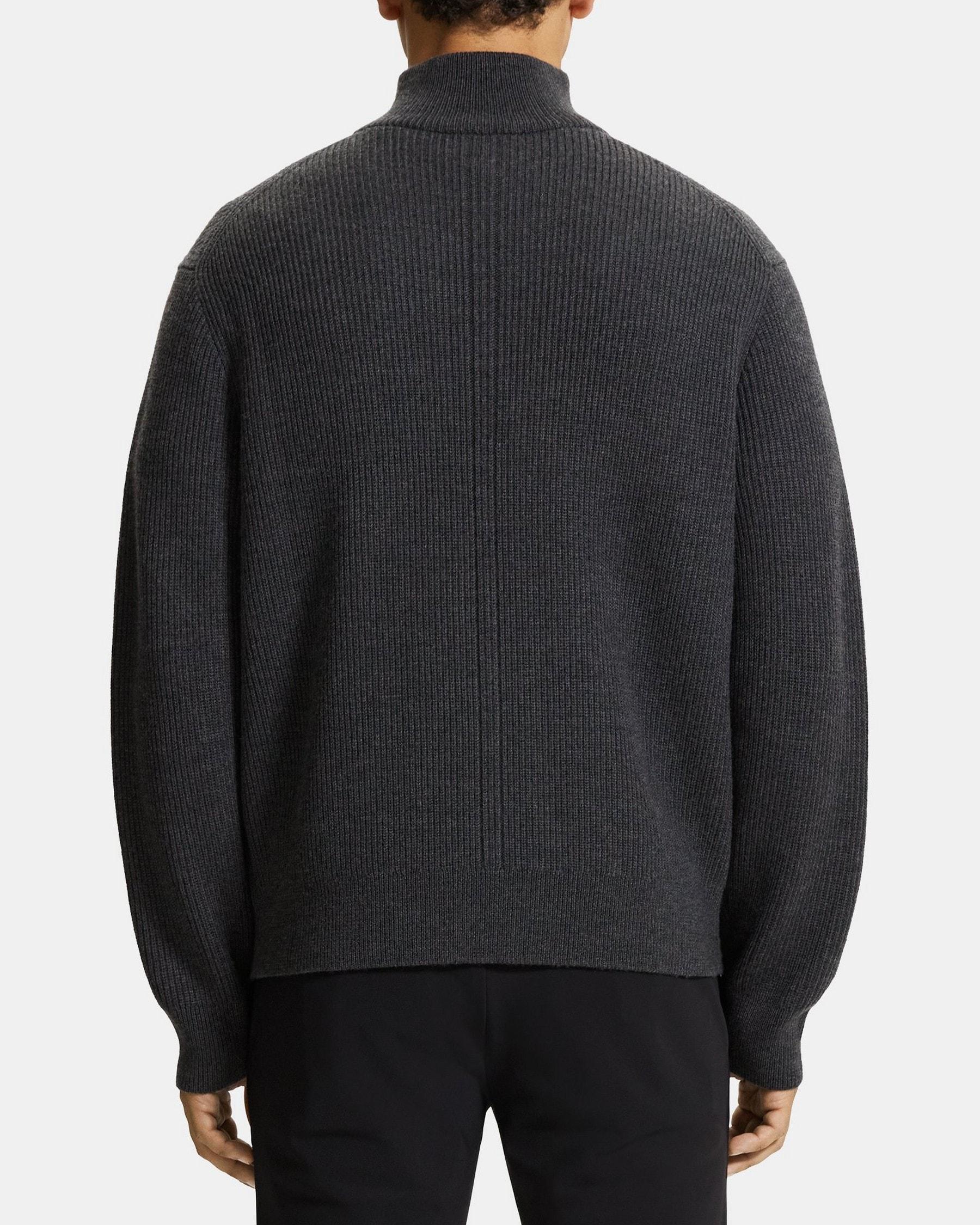 Lamar Quarter-Zip Sweater in Merino Wool Product Image