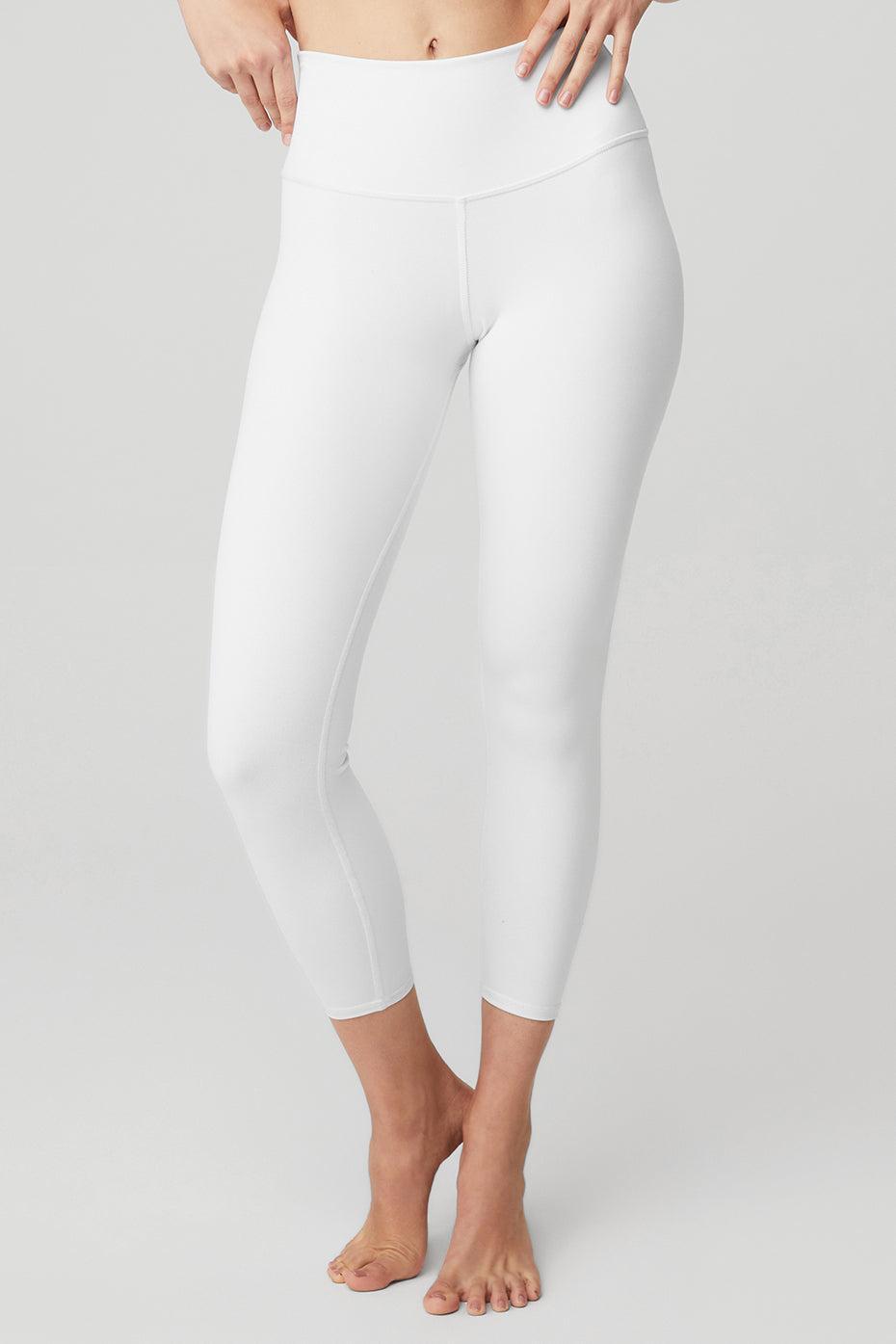 7/8 High-Waist Airbrush Legging - White Female Product Image