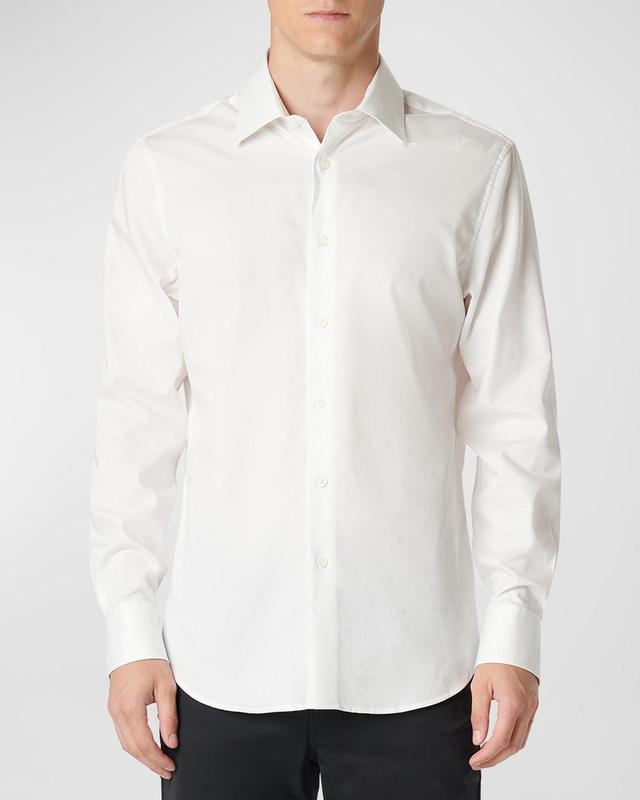 Bugatchi Julian Tonal Floral Stretch Cotton Button-Up Shirt Product Image