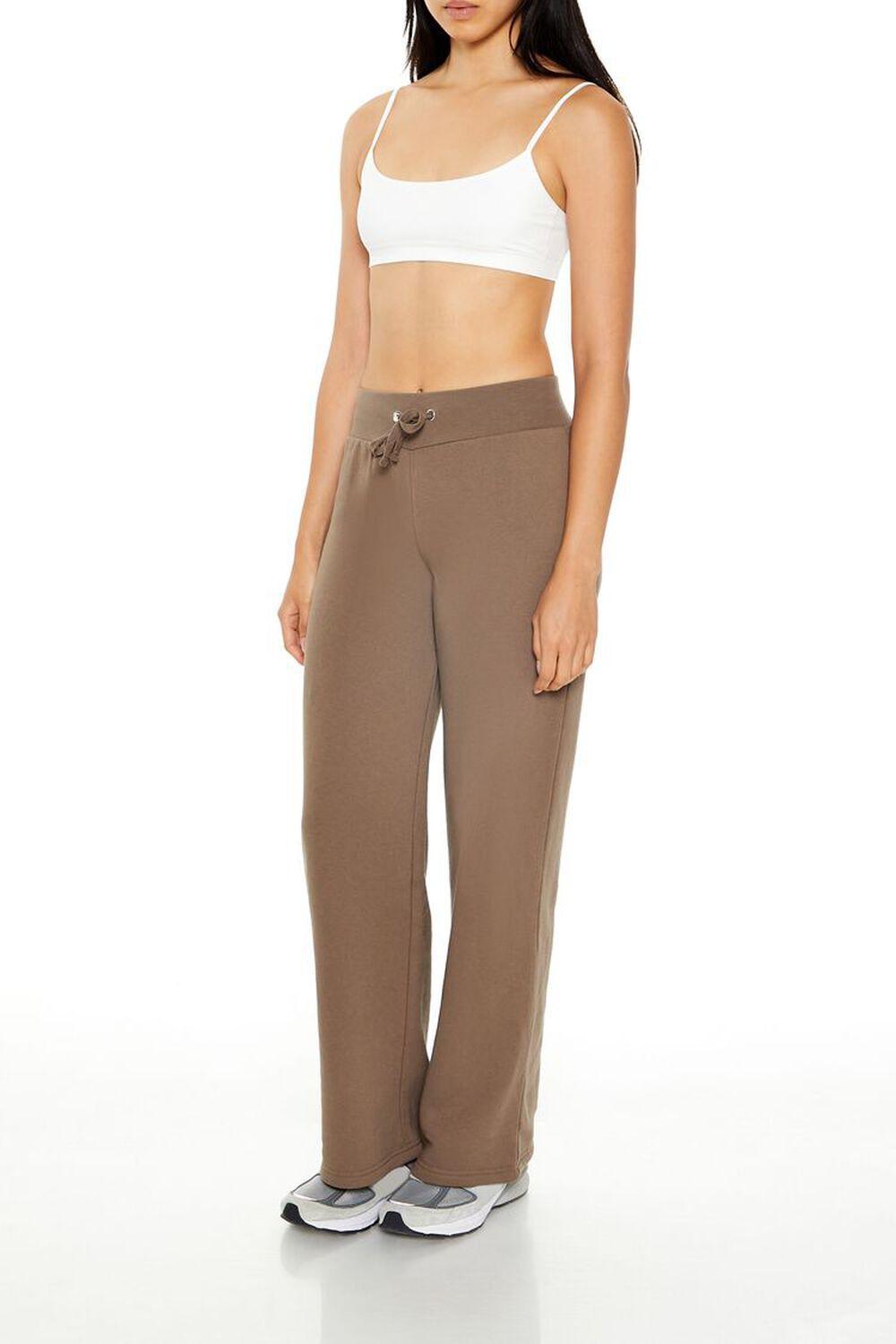 Fleece Drawstring Sweatpants | Forever 21 Product Image