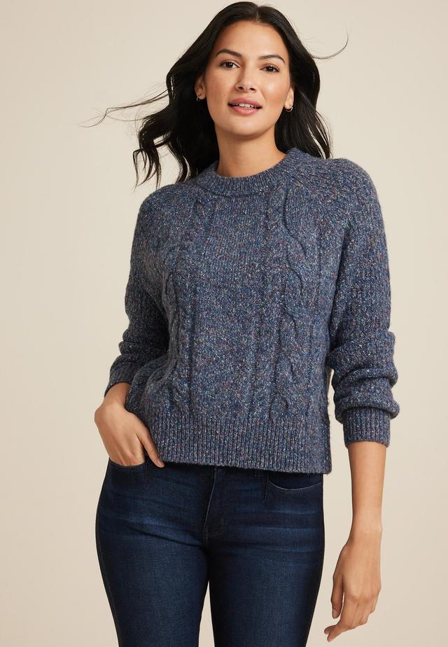 Cable Knit Sweater Product Image