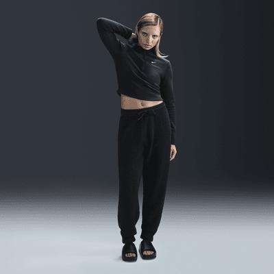 Womens Nike Sportswear Phoenix Cozy Boucl High-Waisted Oversized Knit Pants Product Image