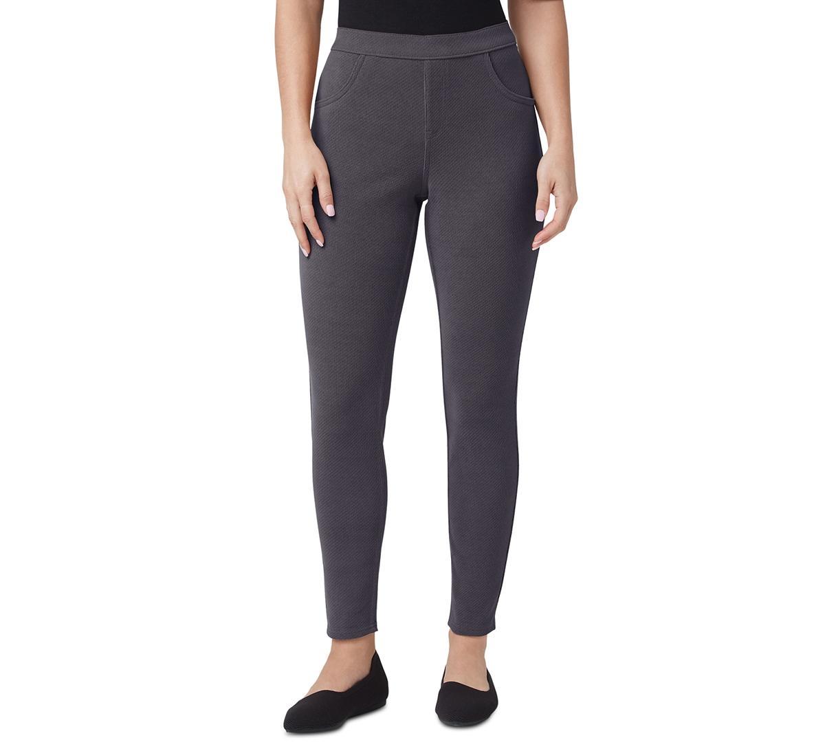 Hue Womens High-Rise Butter Twill Denim Leggings Product Image