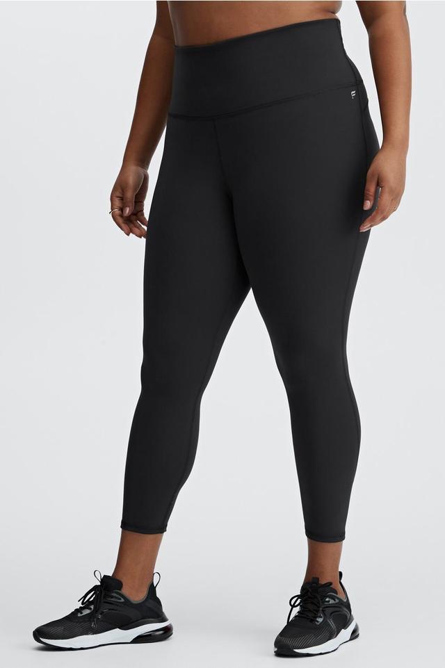 Fabletics Ultra High-Waisted PureLuxe 7/8 Legging Womens black plus Size 3X Product Image