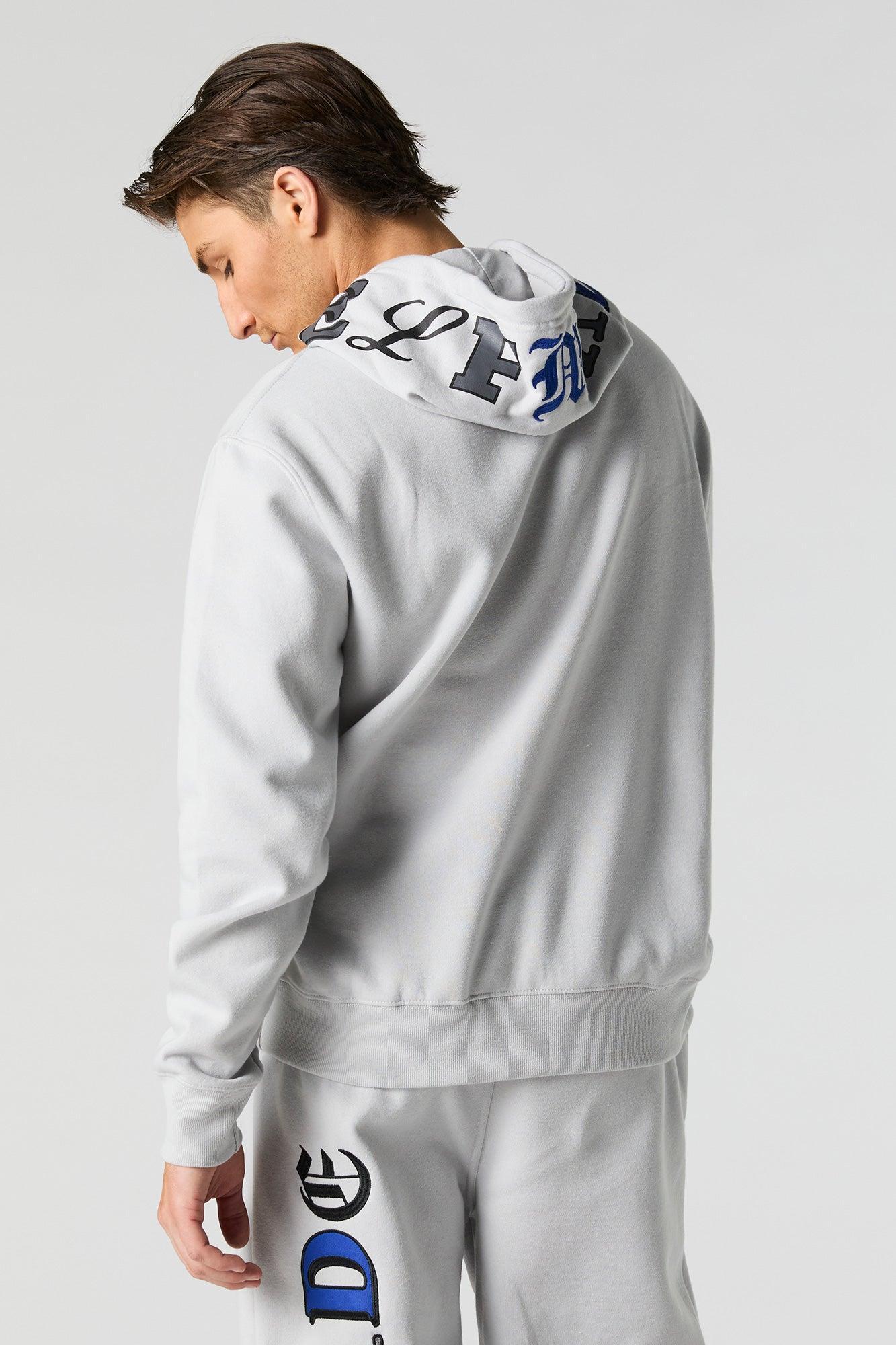 Self Made Legend Embroidered Fleece Hoodie Male Product Image