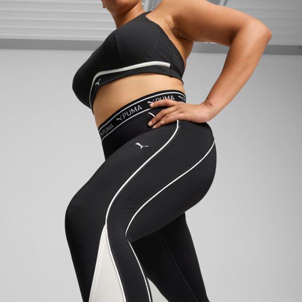 PUMA FIT 7/8 Women's Training Tights in Black/Vapor Grey Product Image