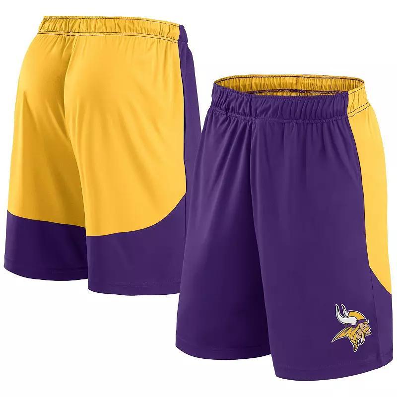 Mens Fanatics Branded /Gold Minnesota Vikings Go Hard Shorts Product Image