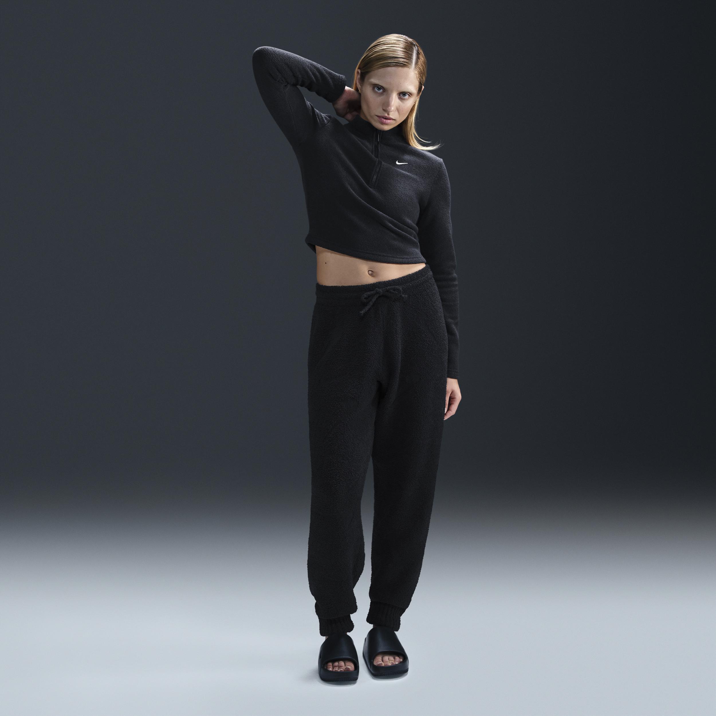 Womens Nike Sportswear Phoenix Cozy Boucl High-Waisted Oversized Knit Pants Product Image