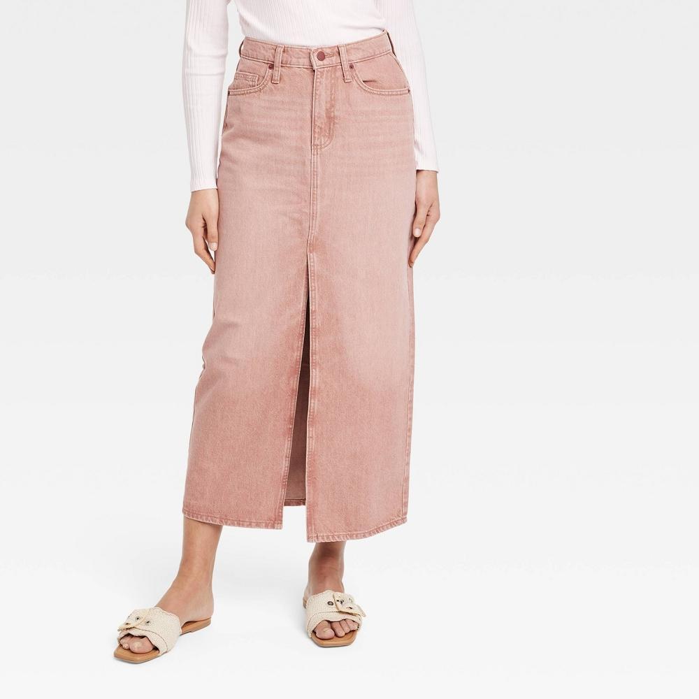 Womens Maxi Skirt - Universal Thread Clay Pink 2 Product Image