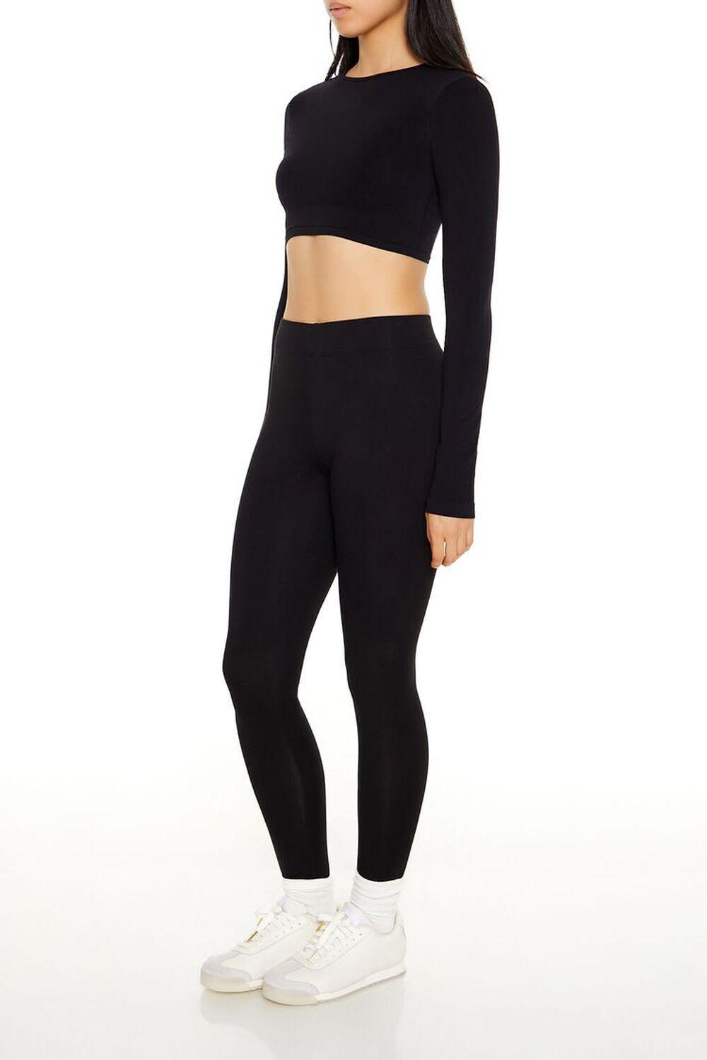 Cotton-Blend Leggings | Forever 21 Product Image