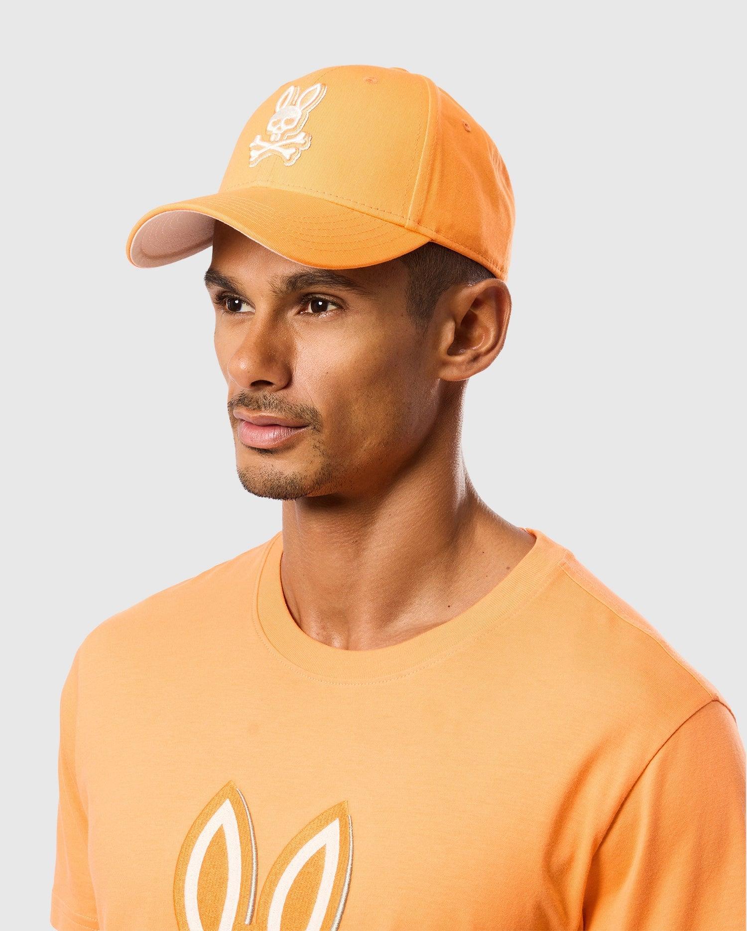 Psycho Bunny Men's Kayden Baseball Cap 819 NECTARINE Product Image