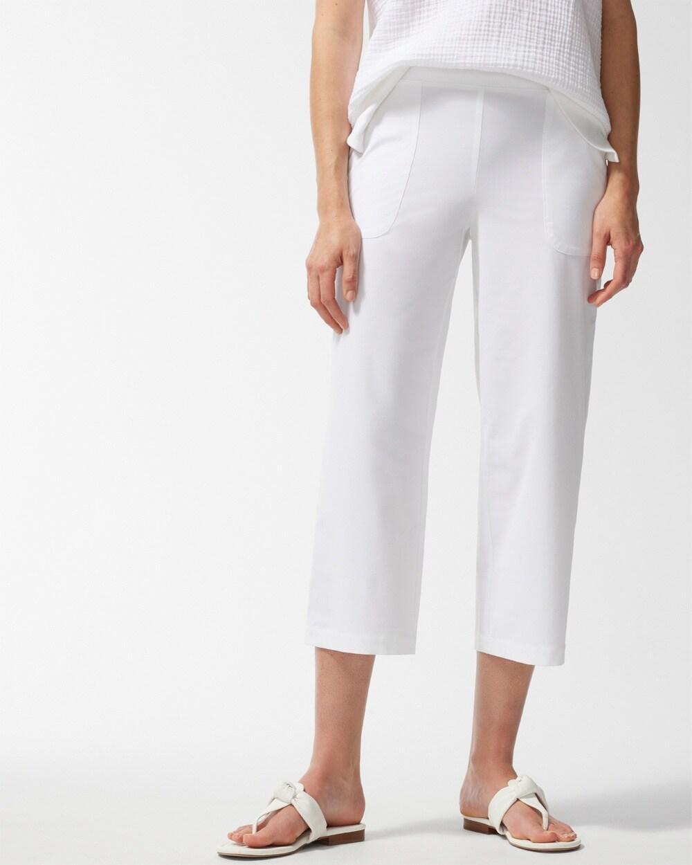 Women's French Terry Wide Leg Crops Product Image